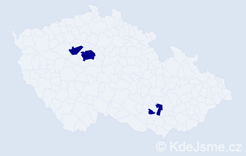Příjmení: 'Gorblyanska', počet výskytů 3 v celé ČR