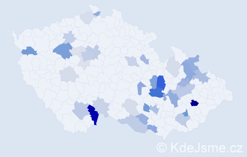 Příjmení: 'Lipold', počet výskytů 97 v celé ČR
