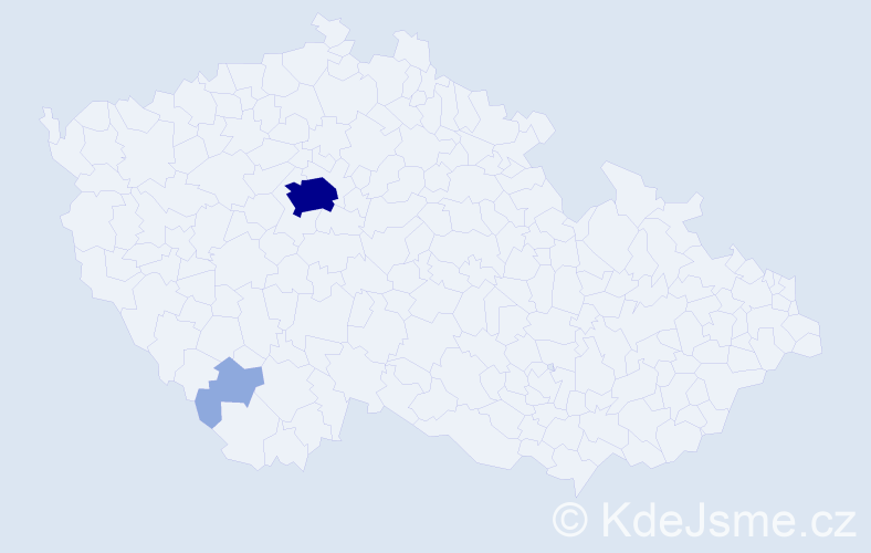 Příjmení: 'Ioffe', počet výskytů 7 v celé ČR