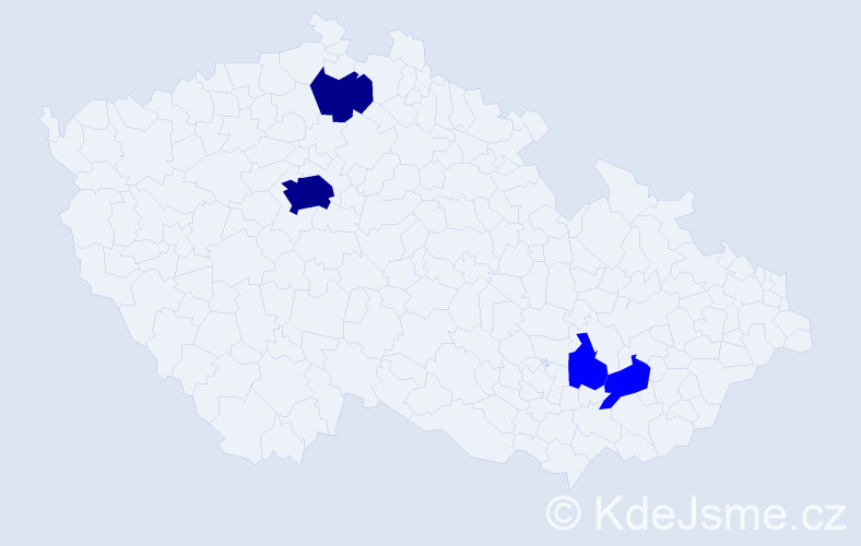 Příjmení: 'Volokh', počet výskytů 6 v celé ČR