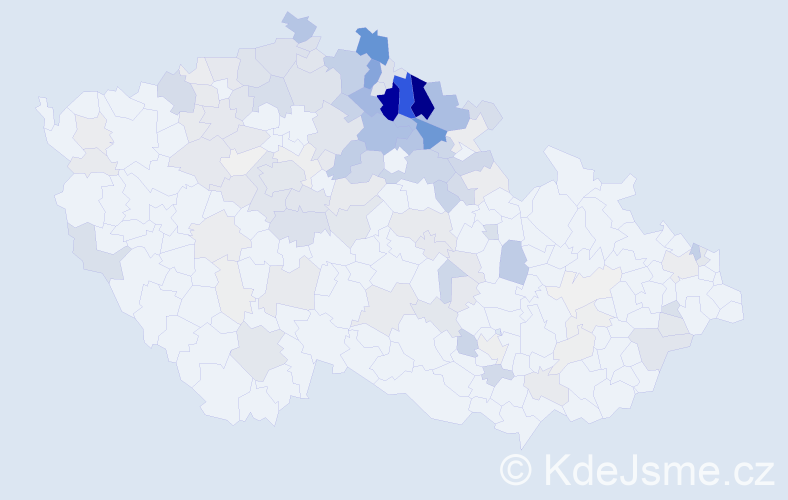 Příjmení: 'Cerman', počet výskytů 568 v celé ČR