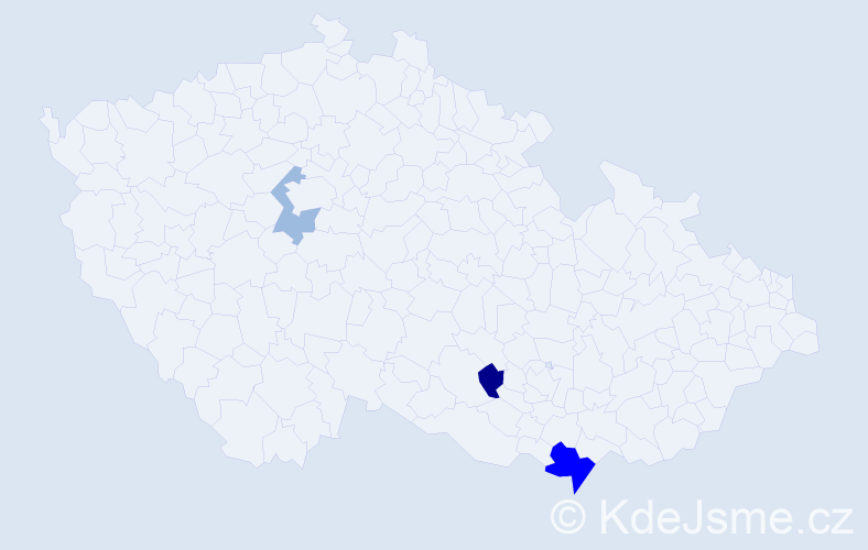 Příjmení: 'Buchetka', počet výskytů 8 v celé ČR
