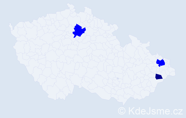 Příjmení: 'Barciová', počet výskytů 4 v celé ČR