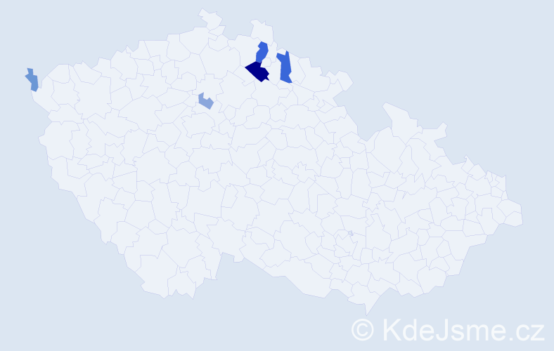 Příjmení: 'Berndtová', počet výskytů 14 v celé ČR