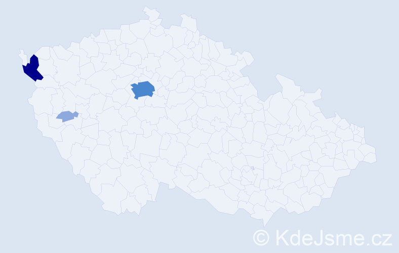 Příjmení: 'Strohmaierová', počet výskytů 8 v celé ČR