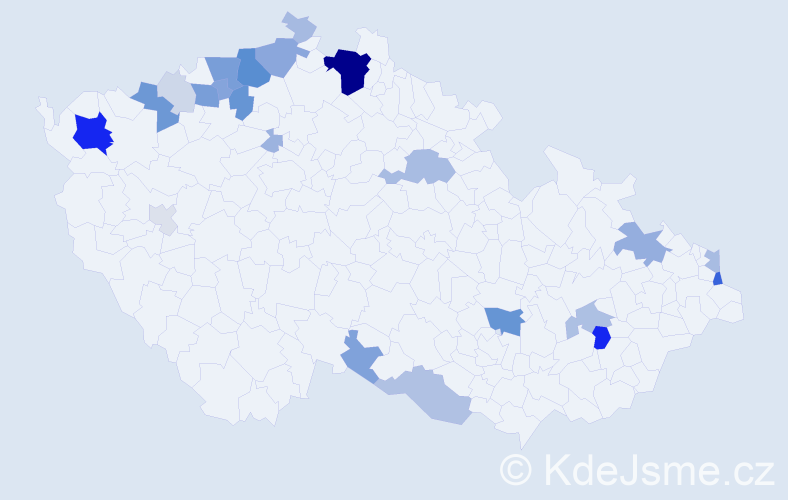Příjmení: 'Grajcar', počet výskytů 83 v celé ČR