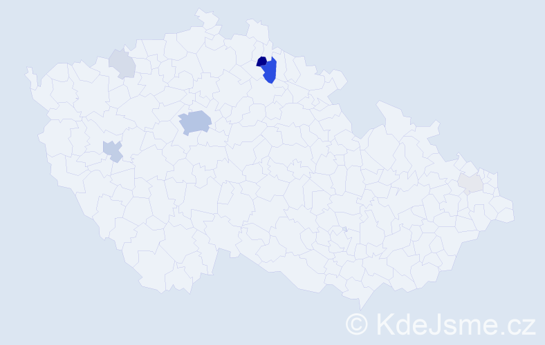 Příjmení: 'Tsohla', počet výskytů 32 v celé ČR