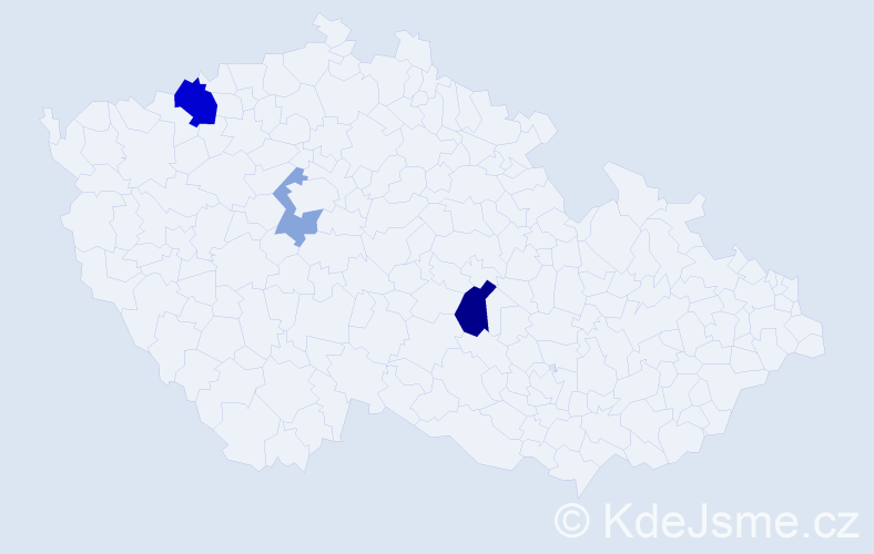 Příjmení: 'Gambošová', počet výskytů 6 v celé ČR