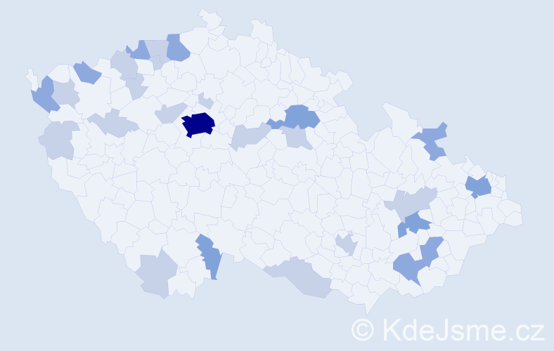 Příjmení: 'Truong', počet výskytů 53 v celé ČR