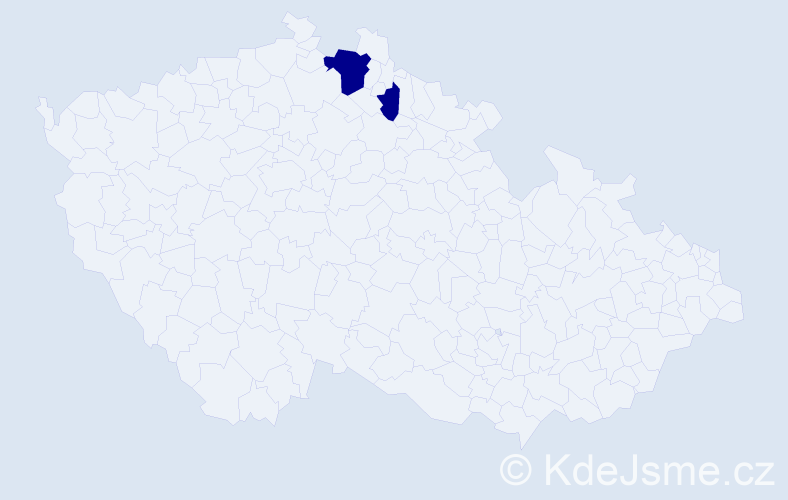 Příjmení: 'Fabianowski', počet výskytů 2 v celé ČR