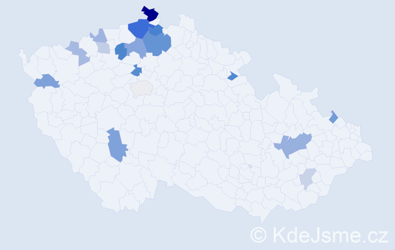 Příjmení: 'Böhme', počet výskytů 36 v celé ČR