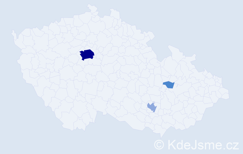 Příjmení: 'Erlec', počet výskytů 10 v celé ČR