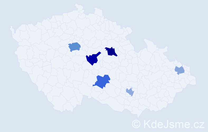 Příjmení: 'Symchyna', počet výskytů 12 v celé ČR
