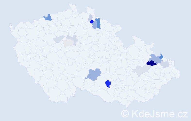 Příjmení: 'Repaská', počet výskytů 31 v celé ČR