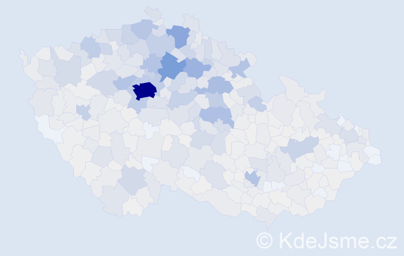 Příjmení: 'Šulc', počet výskytů 3837 v celé ČR
