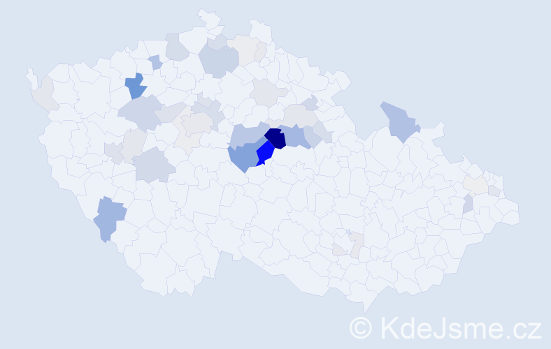 Příjmení: 'Loužilová', počet výskytů 129 v celé ČR