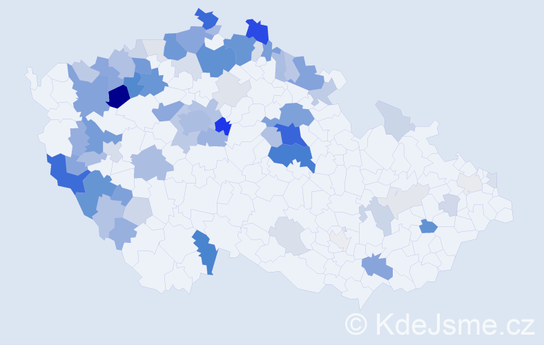 Příjmení: 'Kocková', počet výskytů 235 v celé ČR
