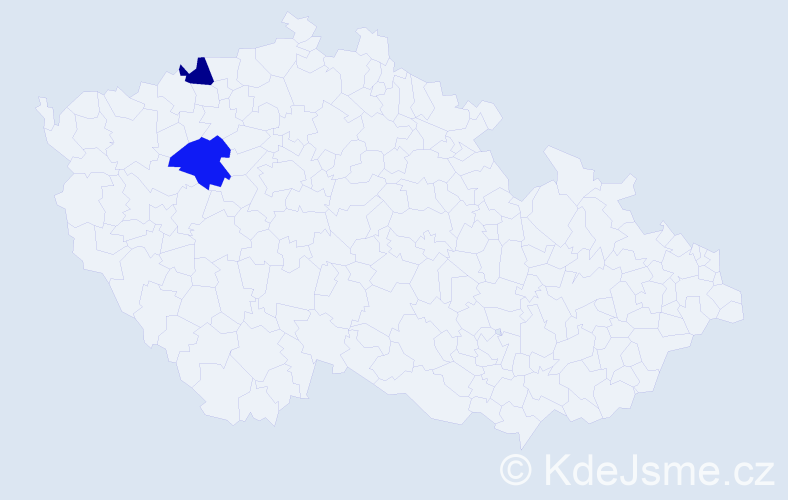 Příjmení: 'Wirsum', počet výskytů 2 v celé ČR
