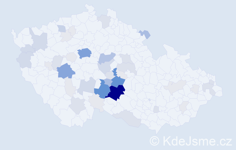 Příjmení: 'Zápotočná', počet výskytů 180 v celé ČR