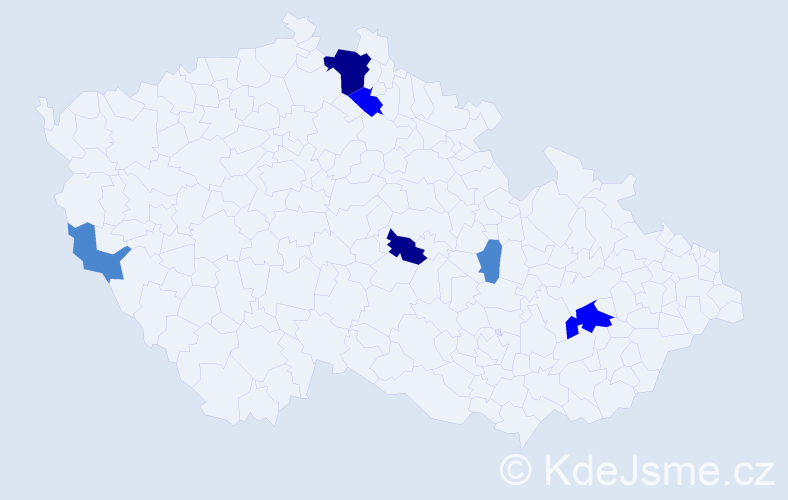 Příjmení: 'Talavášková', počet výskytů 12 v celé ČR