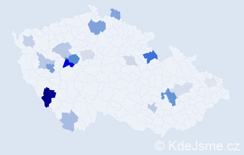 Příjmení: 'Resch', počet výskytů 47 v celé ČR