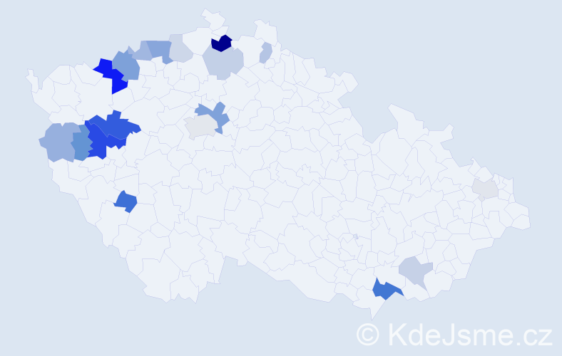 Příjmení: 'Fillinger', počet výskytů 42 v celé ČR