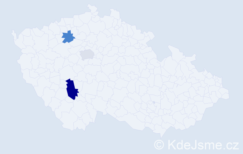 Příjmení: 'Krilová', počet výskytů 14 v celé ČR