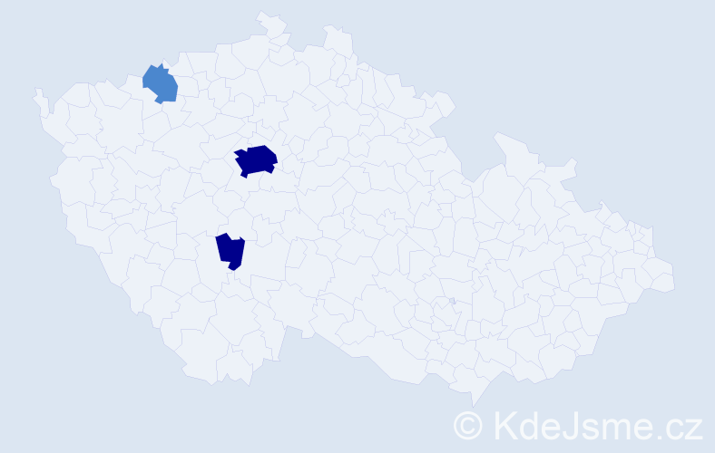 Příjmení: 'Podlisková', počet výskytů 12 v celé ČR