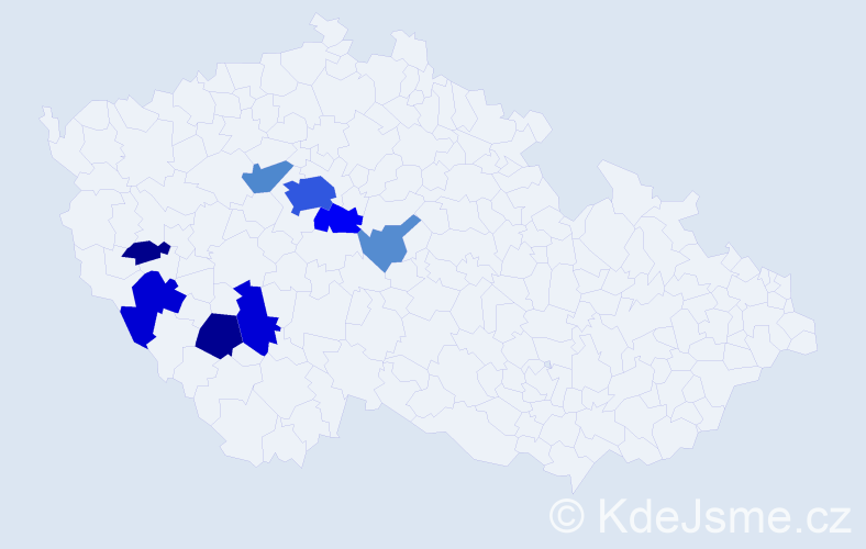 Příjmení: 'Firbach', počet výskytů 30 v celé ČR