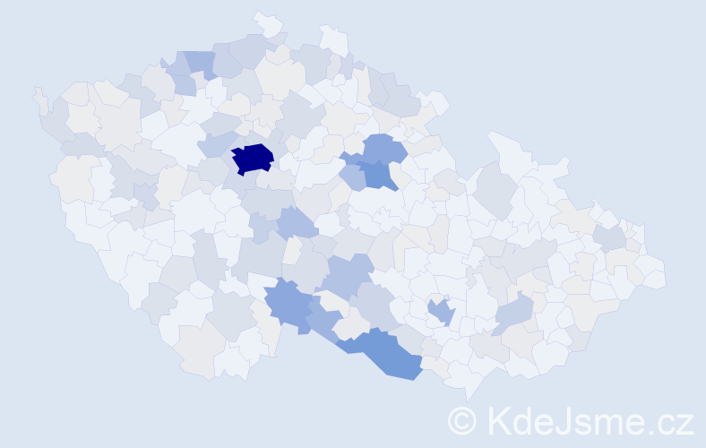 Příjmení: 'Kolman', počet výskytů 751 v celé ČR