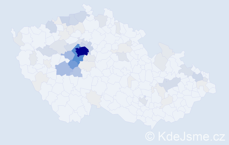 Příjmení: 'Cihelka', počet výskytů 302 v celé ČR