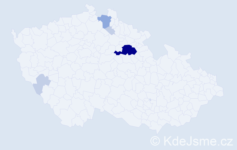 Příjmení: 'Stanner', počet výskytů 15 v celé ČR