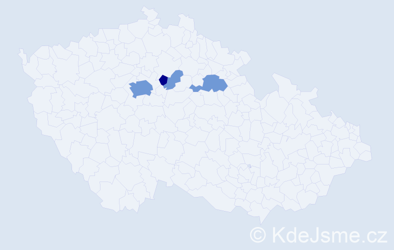 Příjmení: 'Firbacherová', počet výskytů 12 v celé ČR