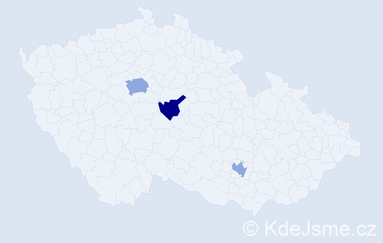 Příjmení: 'Bertoletti', počet výskytů 7 v celé ČR