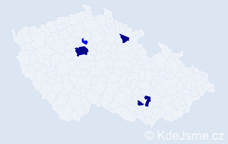 Příjmení: 'Burych', počet výskytů 7 v celé ČR
