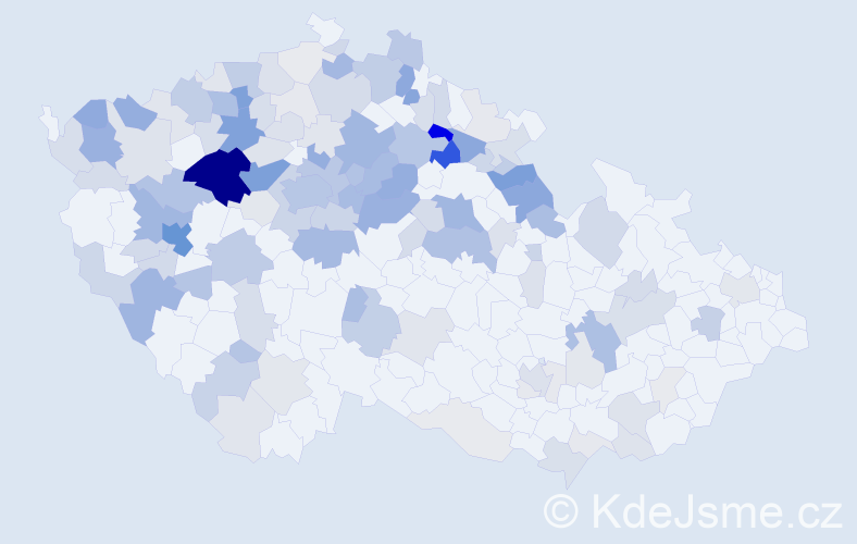 Příjmení: 'Rais', počet výskytů 434 v celé ČR