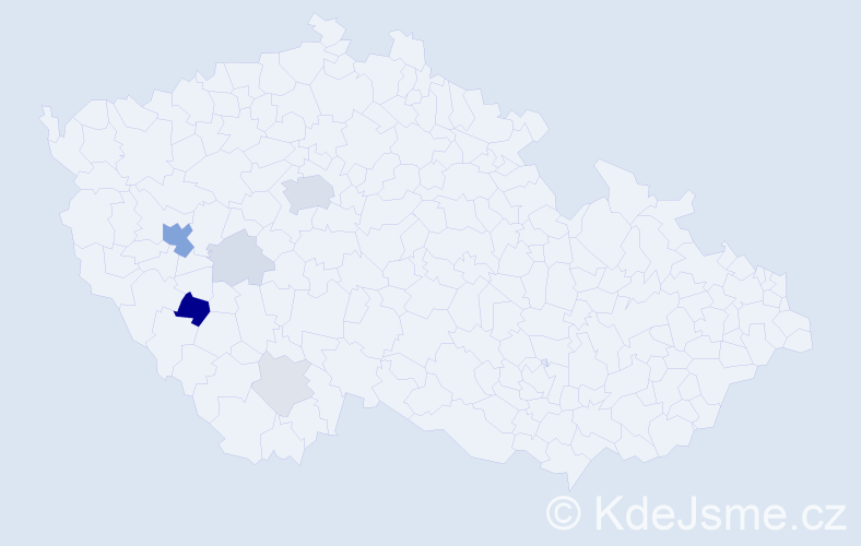 Příjmení: 'Pompl', počet výskytů 21 v celé ČR