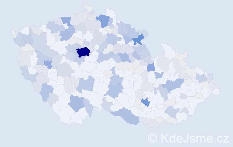 Příjmení: 'Pfeifer', počet výskytů 638 v celé ČR