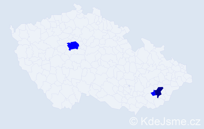 Příjmení: 'Ballošová', počet výskytů 7 v celé ČR