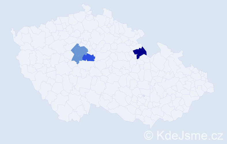 Příjmení: 'Forkavets', počet výskytů 10 v celé ČR
