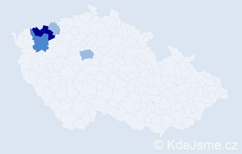Příjmení: 'Plomer', počet výskytů 12 v celé ČR