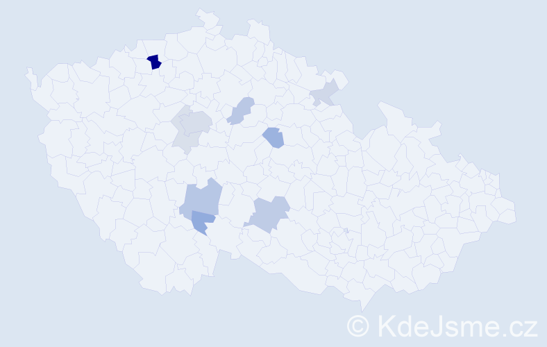 Příjmení: 'Merbsová', počet výskytů 22 v celé ČR