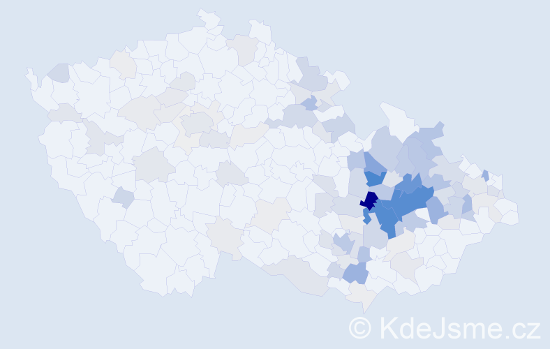 Příjmení: 'Rozsívalová', počet výskytů 366 v celé ČR
