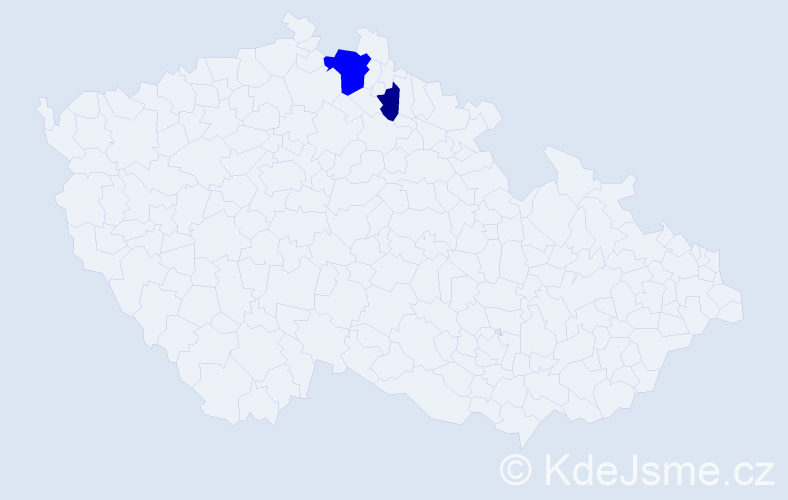 Příjmení: 'Krystanová', počet výskytů 3 v celé ČR
