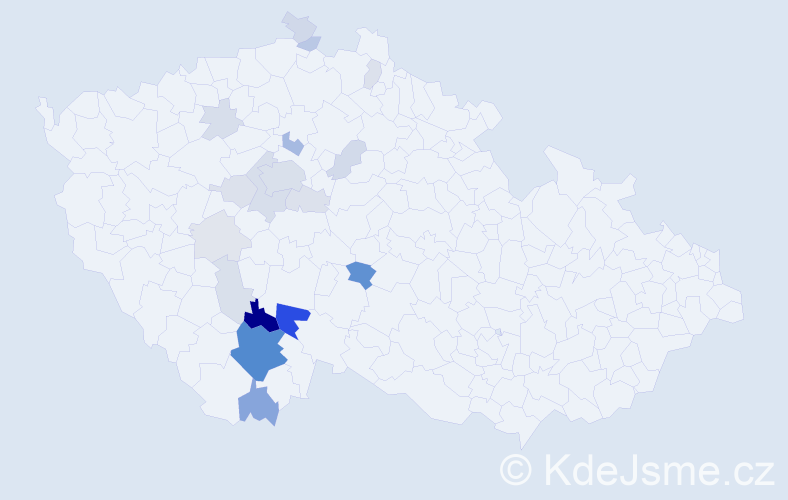 Příjmení: 'Lomská', počet výskytů 65 v celé ČR