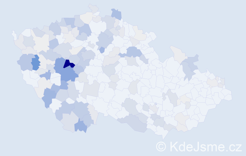 Příjmení: 'Šlapák', počet výskytů 554 v celé ČR