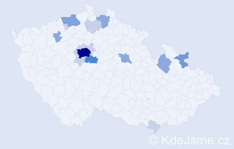 Příjmení: 'Sedlmayerová', počet výskytů 41 v celé ČR