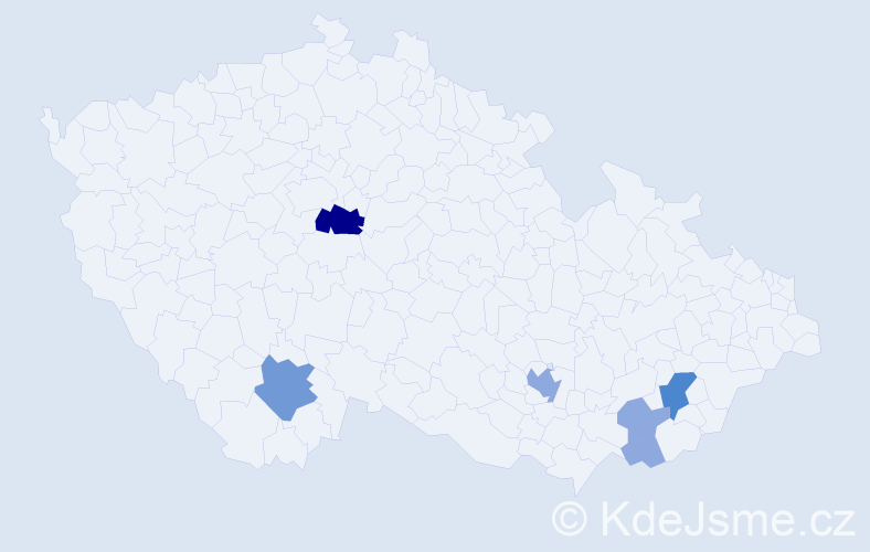 Příjmení: 'Burcev', počet výskytů 14 v celé ČR