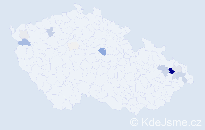 Příjmení: 'Ertel', počet výskytů 47 v celé ČR