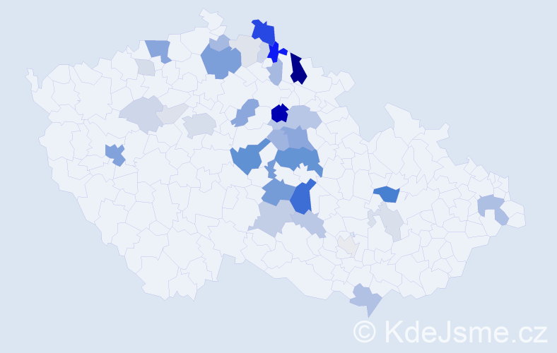 Příjmení: 'Remsa', počet výskytů 99 v celé ČR